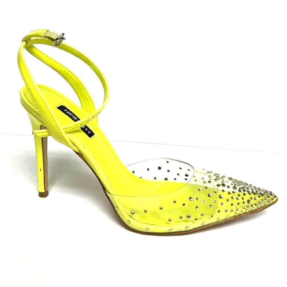 Nine West Women's Foreva Pump Heel Yellow Size 9 M
